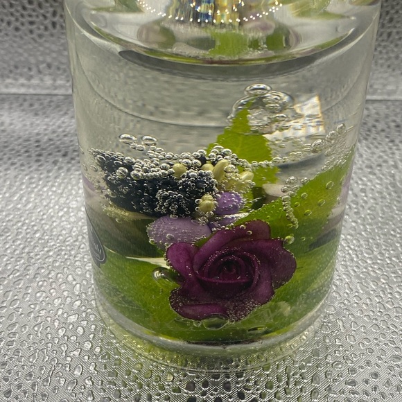 Floral Dreamlight Candle Holder Made In Germany Purple and Green - Picture 4 of 8